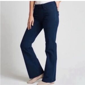 Betabrand Bootcut Pull On Jeans